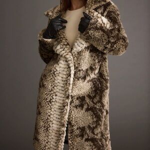 12th Tribe Brown and Cream Teddy Jacket